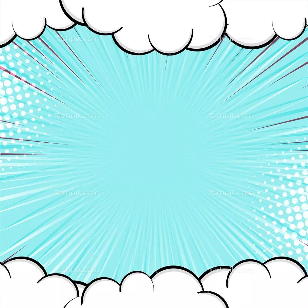 وکتور طراحی بک گراند کتاب کمیک انتزاعی با جزئیات هنری و جذاب