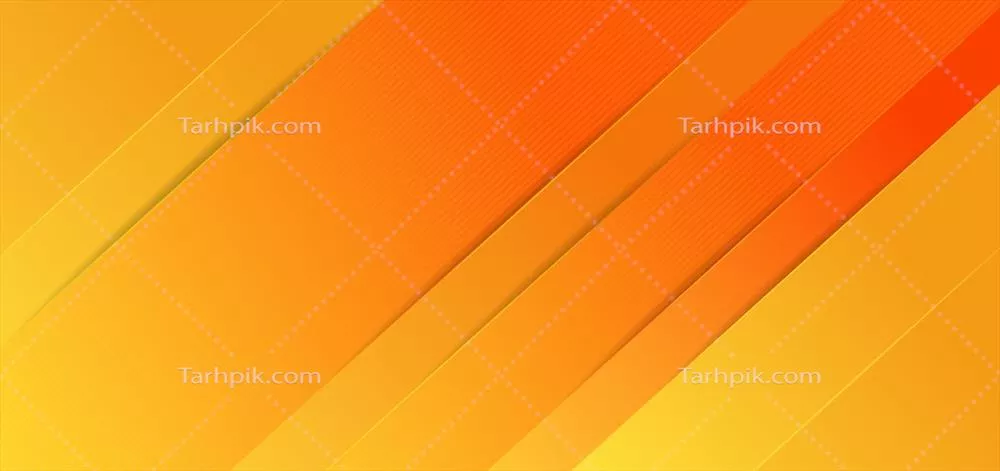 وکتور پسزمینه تکنولوژی انتزاعی با رنگهای زرد و نارنجی به صورت مورب