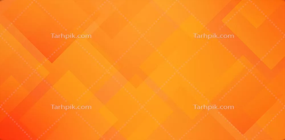 وکتور پسزمینه انتزاعی گرادیان نارنجی با اشکال مربعی متنوع