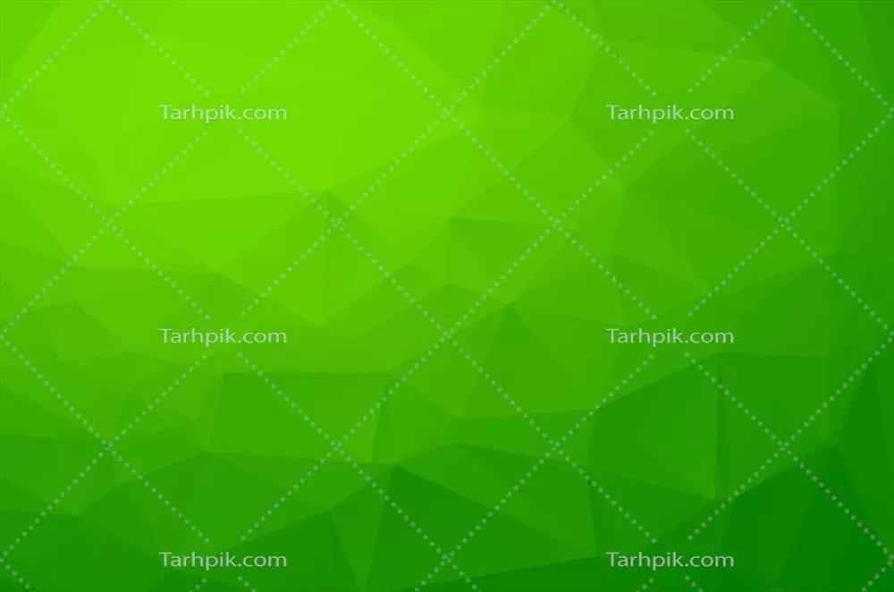 وکتور پسزمینه کریستالی کم poly با طراحی هندسی سبز و انتزاعی