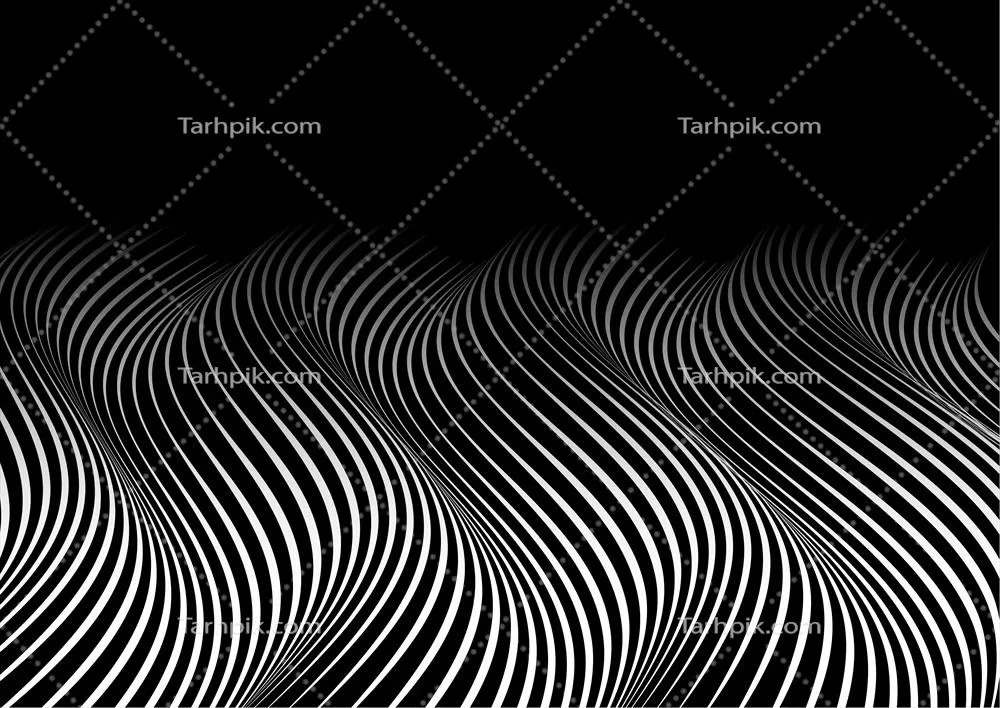 وکتور پس زمینه انتزاعی تک رنگ با طراحی خطوط منحنی و شکسته