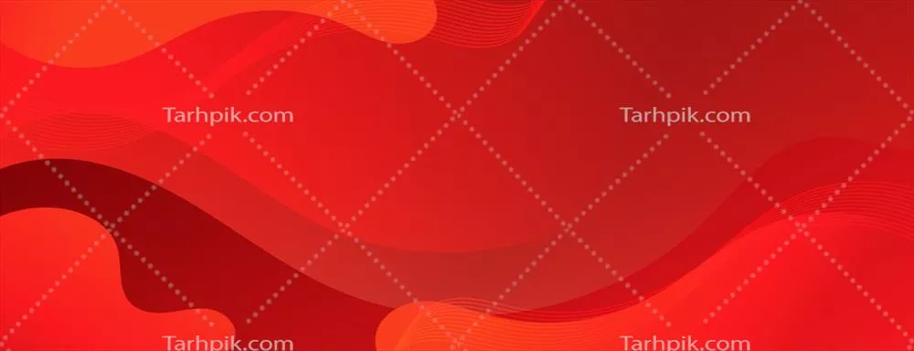 وکتور طرح بنر انتزاعی با امواج مایع قرمز رنگ برای تبلیغات