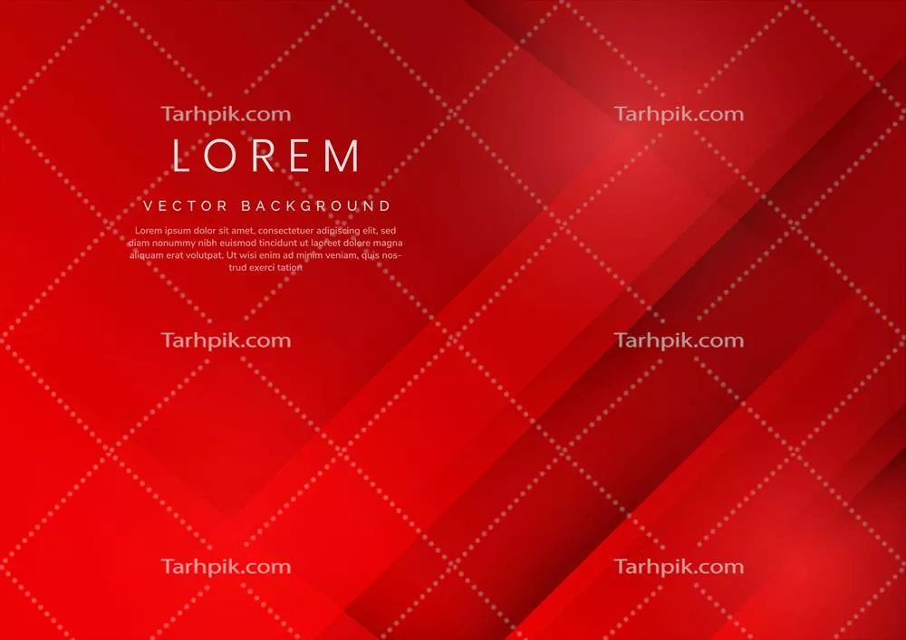 وکتور پسزمینه هندسی گرادیان قرمز با افکتی متمایز و ابسترکت