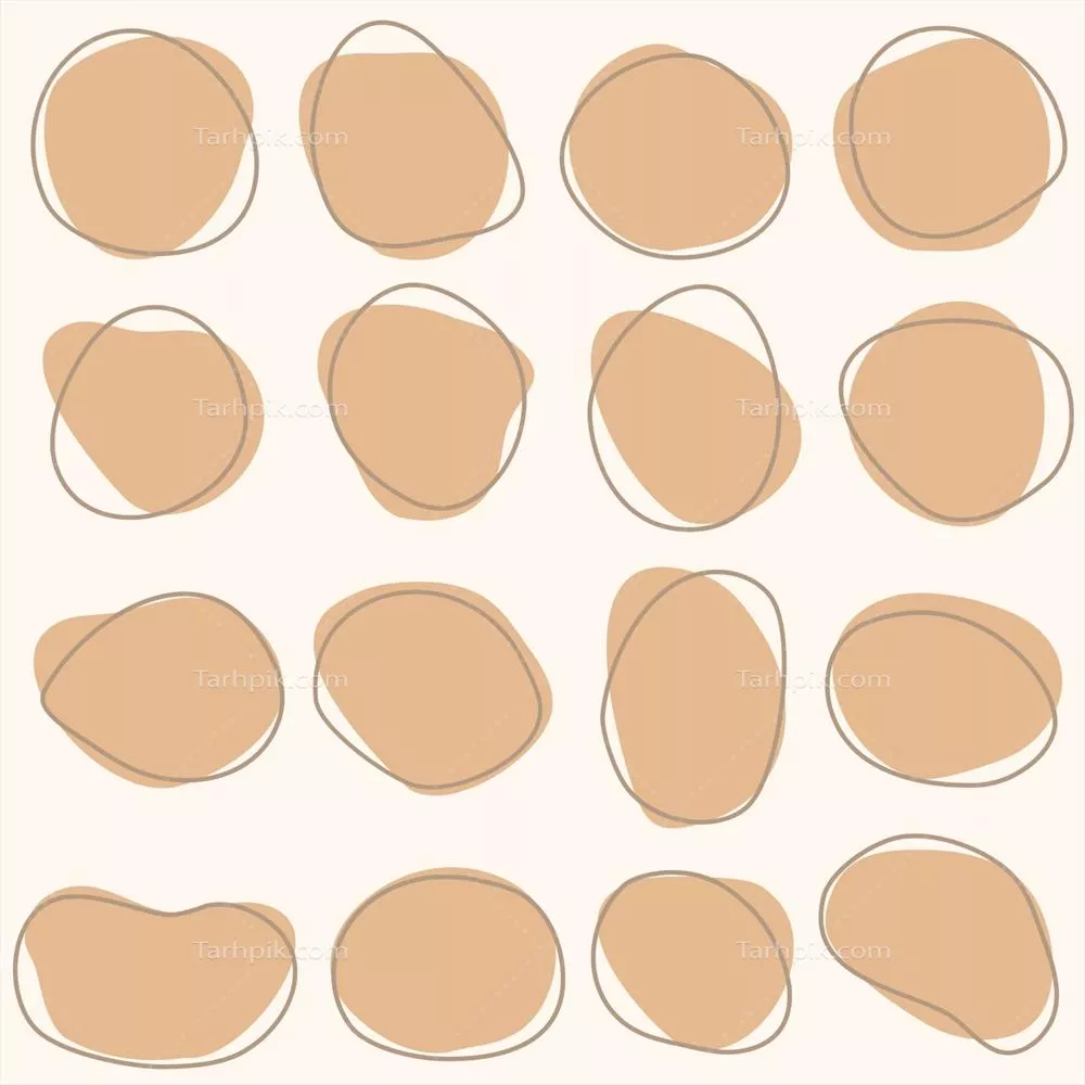 وکتور نماد انتزاعی شکل در ل tones خاکی زمین با زبان هنری