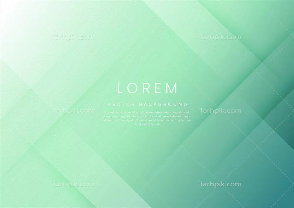 وکتور پسزمینه لایهای هندسی با طرح نرم، سبز و سفید به صورت دیAGONAL