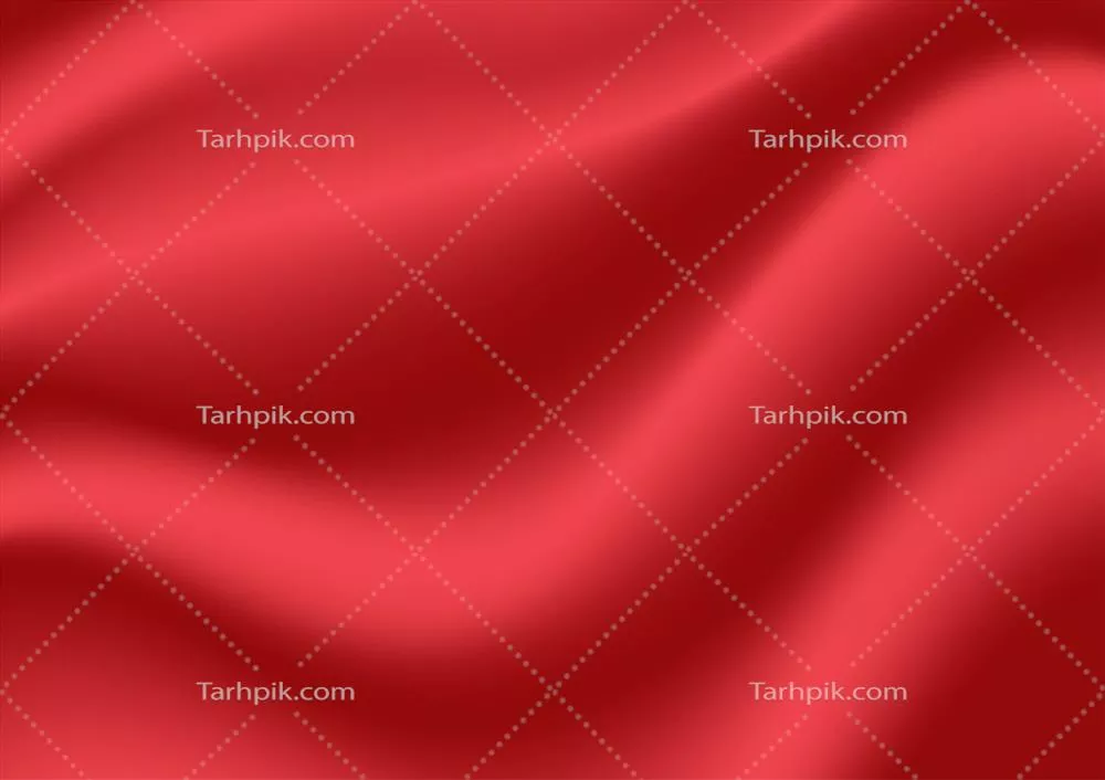 وکتور پس زمینه ابستره با بافت ابریشمی قرمز و چین های موجی زیبا