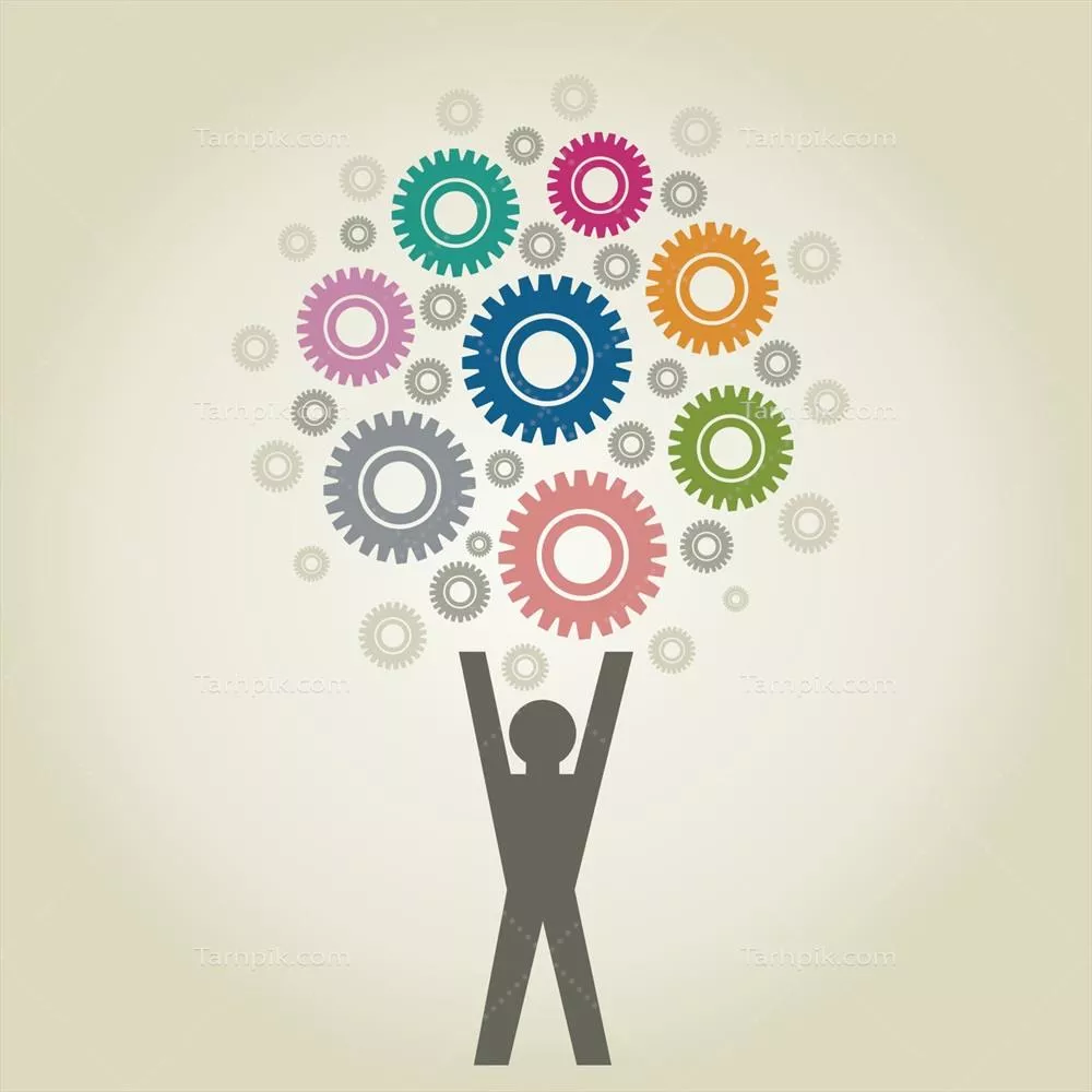 وکتور کارت تعطیلات با تم صنعتی و طراحی مدرن برای جشنها و مناسبتها