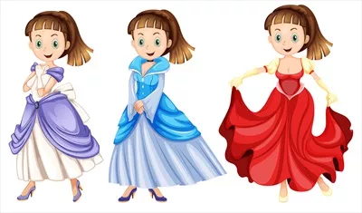 وکتور مجموعهای زیبا از تصاویر شاهزادگان در طرحهای مختلف و جذاب