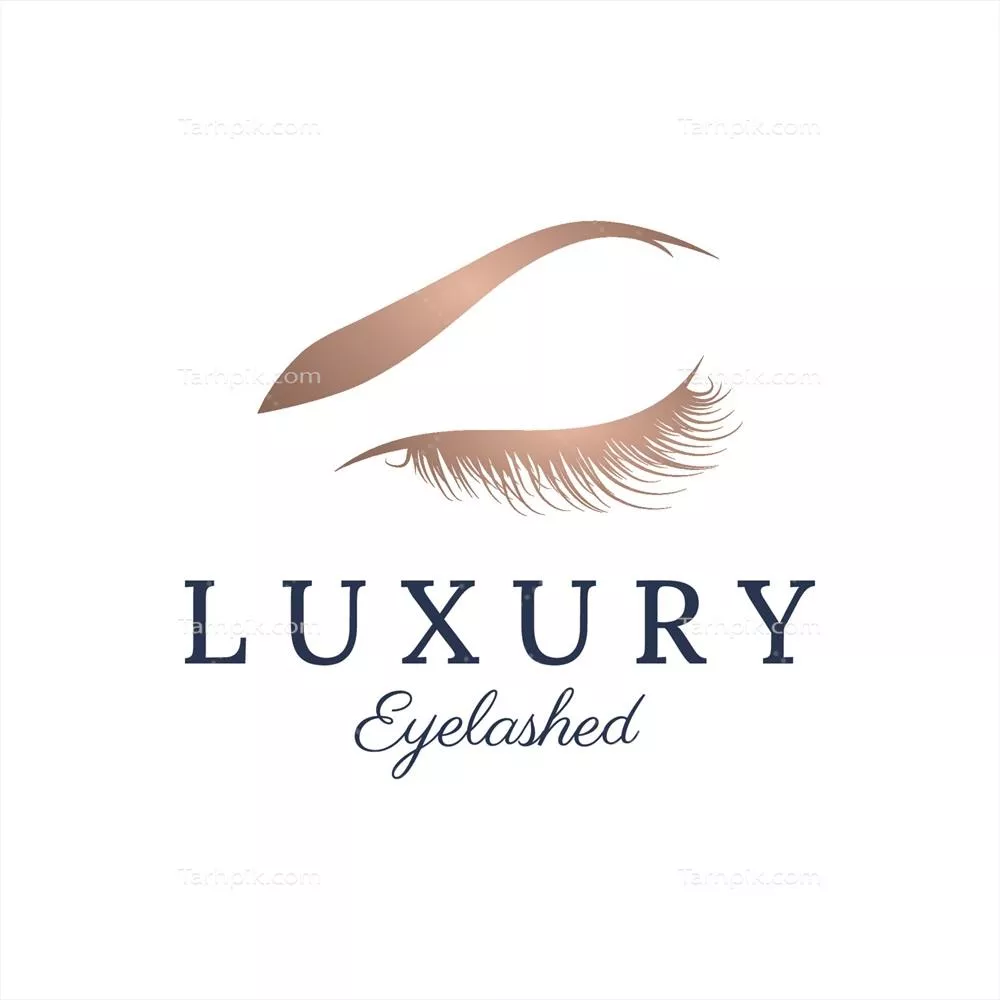 وکتور مژههای زیبا و لوکس و مدرن زنانه برای جذابیت بیشتر