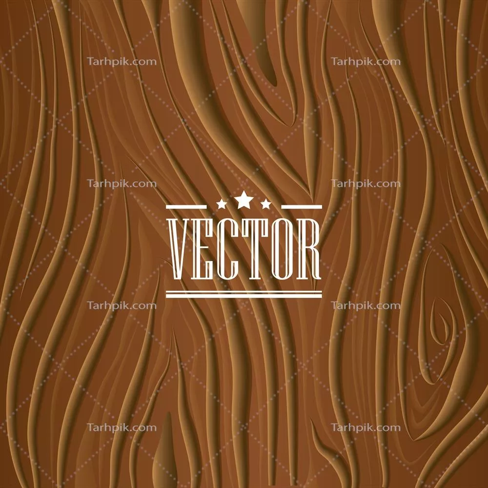 طراحی وکتور با بافت چوبی زیبا و چشم‌نواز