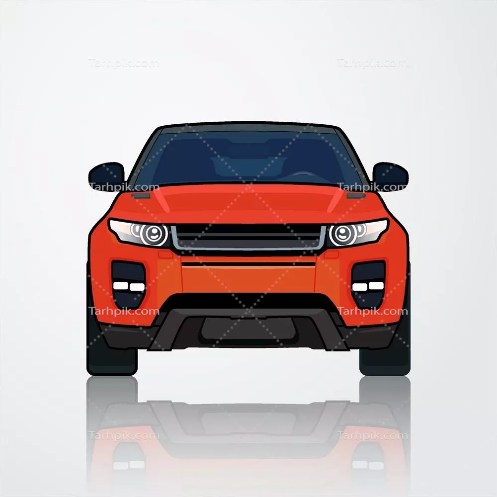 وکتور خودروی بزرگ و ایزوله برای طراحی های دیجیتال