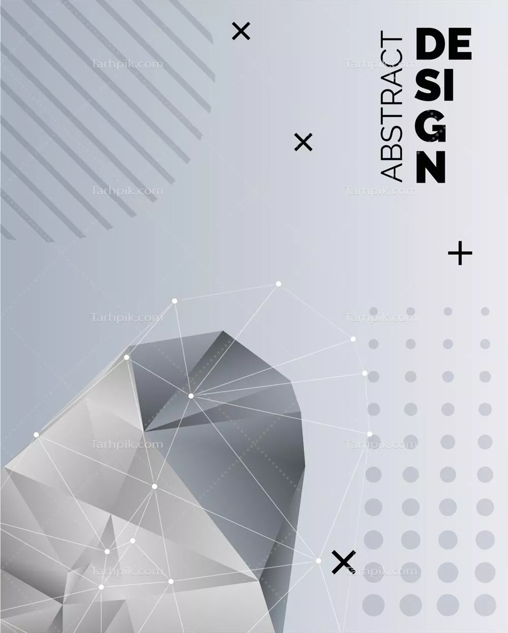 وکتور پسزمینه انتزاعی سیاه: یک الگو مناسب برای طراحی کاور