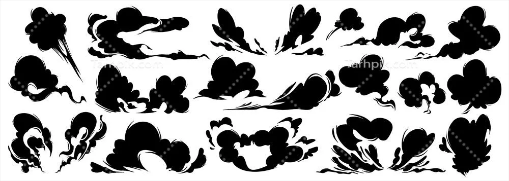 سایههای سیاه و ابرهای دودی: طراحی وکتور برای کمدیهای تاریک