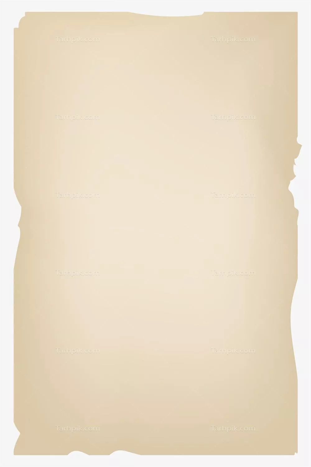 طراحی وکتور کاغذ یادداشت خالی با زمینه بژ بدون متن