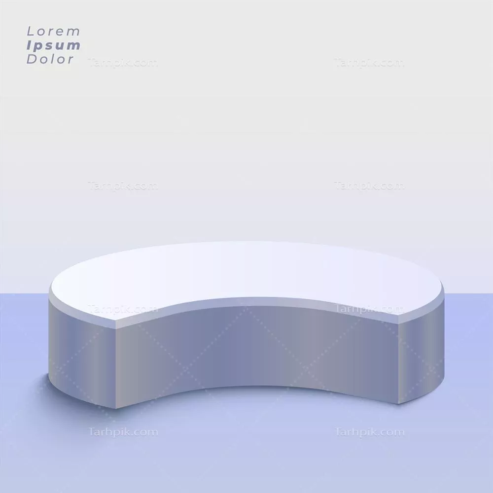 نمایشگر خالی ایستاده درون اتاق - طراحی وکتور