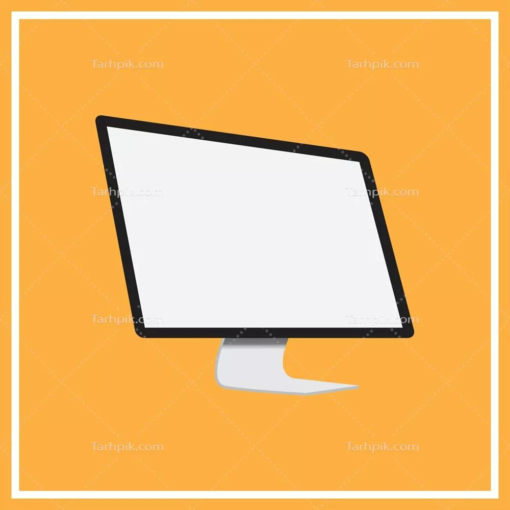 وکتور قالب صفحه نمایش خالی برای ایجاد طرح های خلاقانه و زیبا