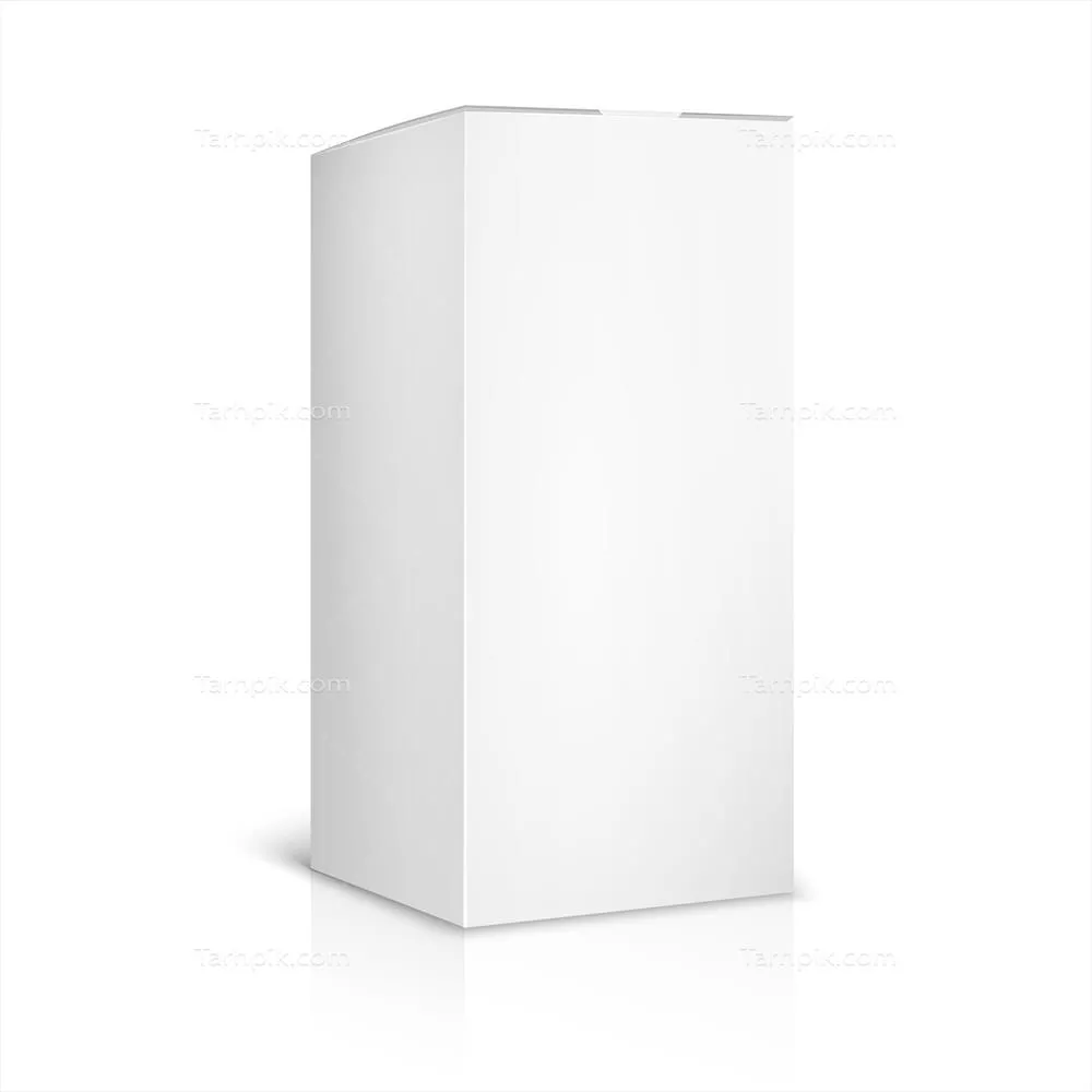 وکتور الگوی جعبه مقوایی خالی با پس زمینه سفید برای بسته بندی و ذخیره سازی