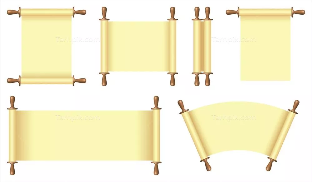 وکتور تصویر برداری برده خالی با مقیاس برای استفاده بر روی زمینه سفید
