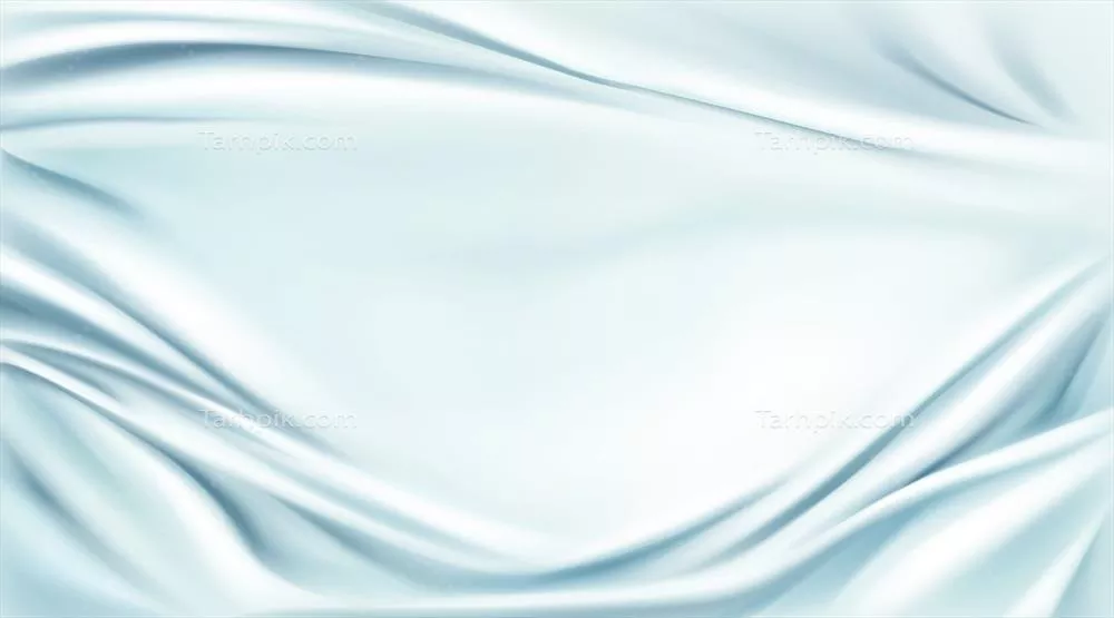 بافت پارچه ابریشمی آبی با لبه‌های نرم و زیبا - پس‌زمینه و قاب وکتوری