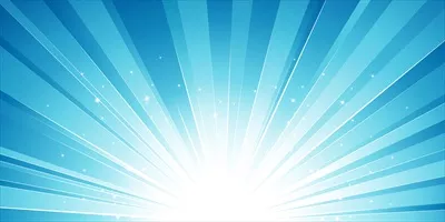 پسزمینه وکتور انفجار آفتاب آبی با اثر نور و ستارهها