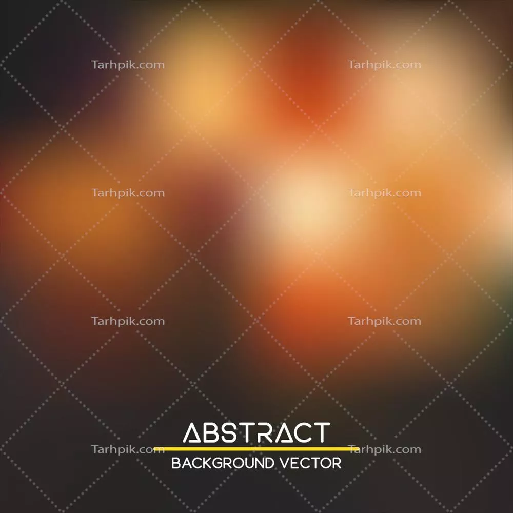 بک گراند محو با رنگ های گرم در طراحی وکتور