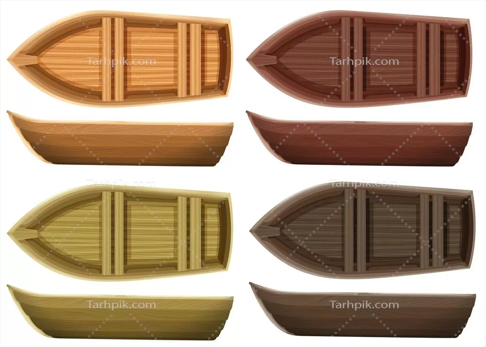 کتابخانه وکتور قایقها با طراحیهای متنوع و زیبا