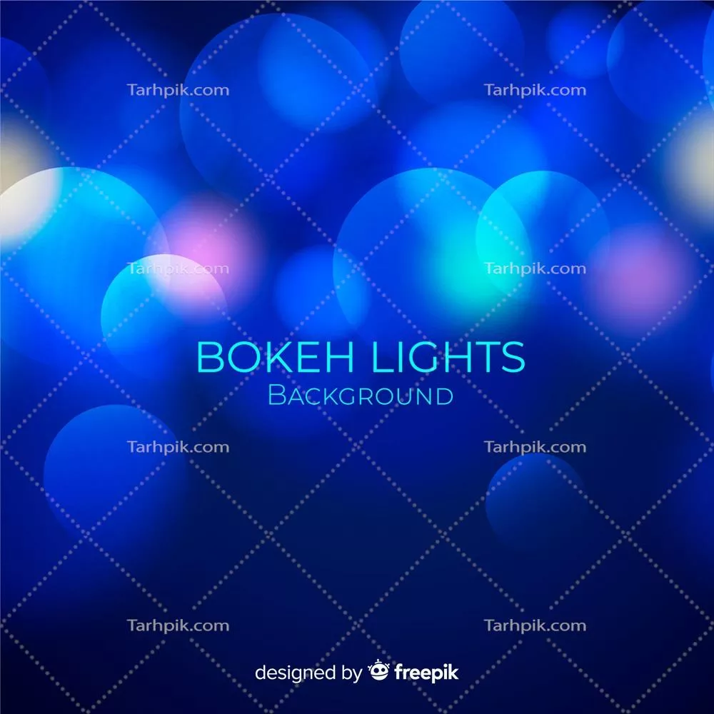 پسزمینهای از نورهای بوکه وکتور برای طراحیهای زیبا و خلاقانه
