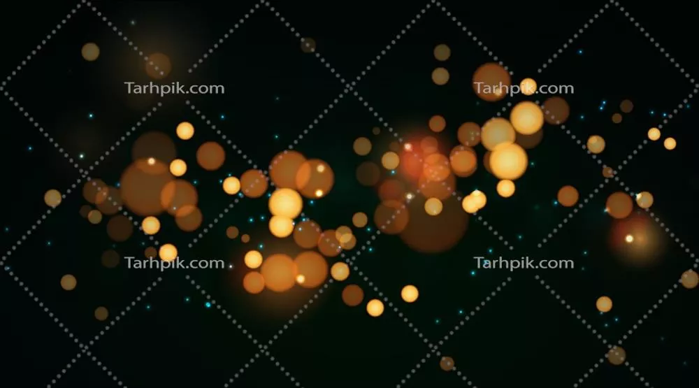 افکت نورهای بوکه بر روی پسزمینه تیره - وکتور زیبا و خلاقانه