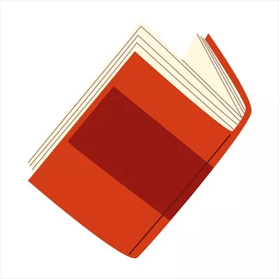 کتاب-آموزش-آیکون-وکتور-بر روی پس زمینه سفید