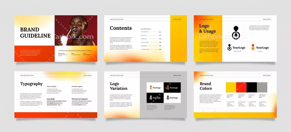 طراحی وکتوری و الگوی دستی برند برای هویت بصری منحصر به فرد