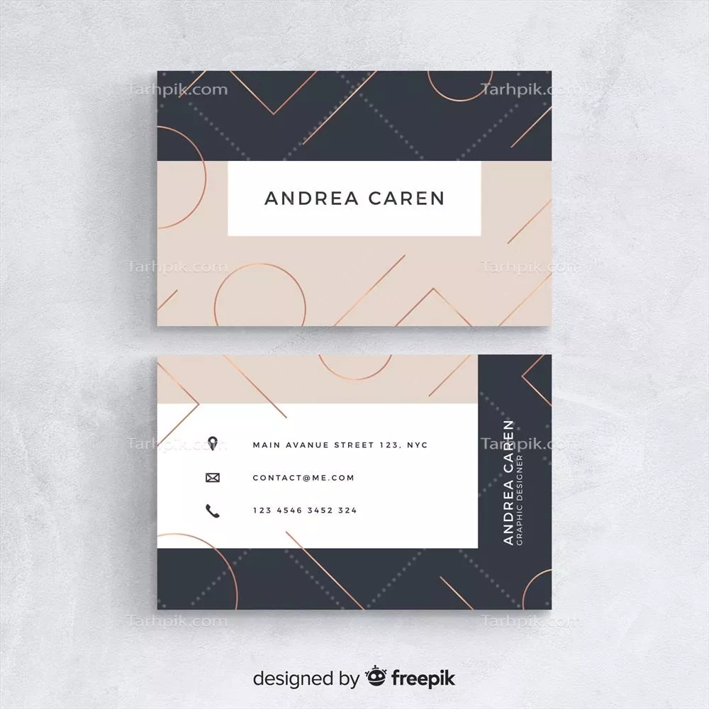 قالب وکتور کارت ویزیت با طراحیهای حرفهای و مدرن