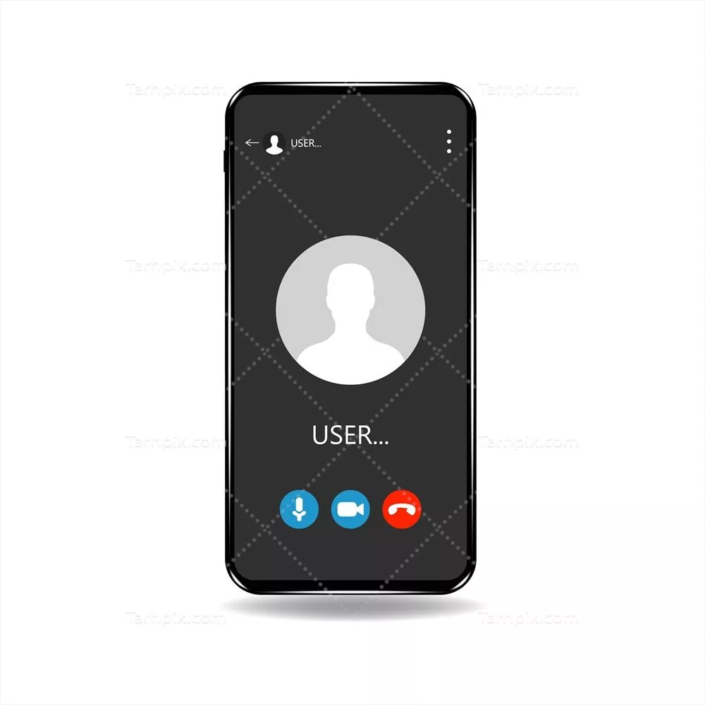 الگو طراحی صفحه تماس برای موبایل با رابط کاربری وکتور و UI/UX