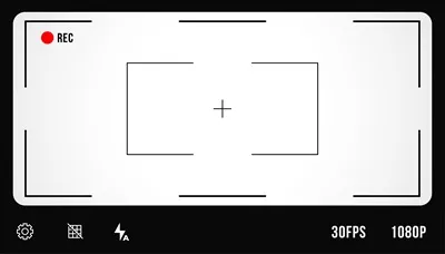 فریم نمایاب دوربین وکتور با طراحی مدرن و جذاب