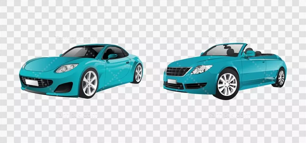 مجموعه آیکونهای خودرو - طراحی وکتور در سبک فلت