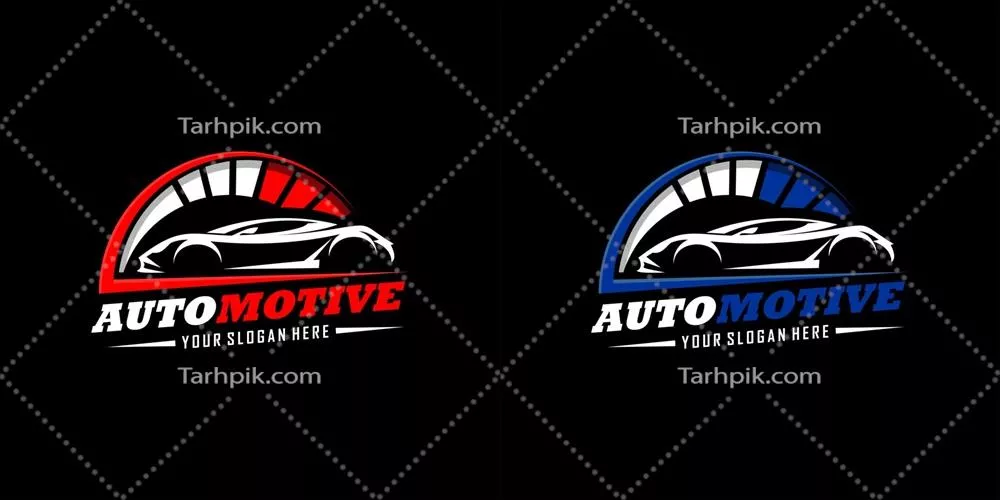 لوگوی خودرو به صورت وکتور - طراحی گرافیکی خودروی مدرن و منحصر به فرد