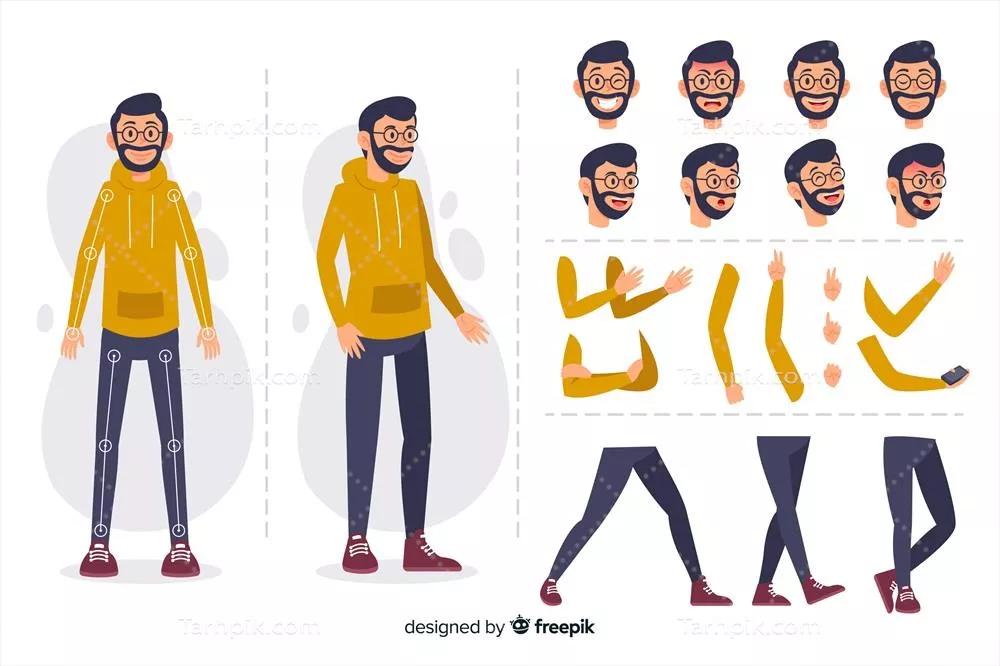 طراحی حرکتی کاراکترهای کارتونی با استفاده از وکتور – تکنیکهای نوین