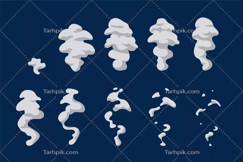 فریمهای انیمیشن المان کارتون با کیفیت وکتور برای طراحیهای دیجیتال