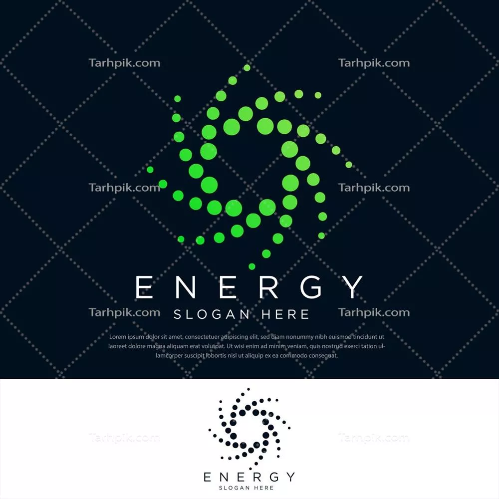 وکتور لوگوی دایرهای انتزاعی جدید برای فناوری دیجیتال با طراحی مدرن