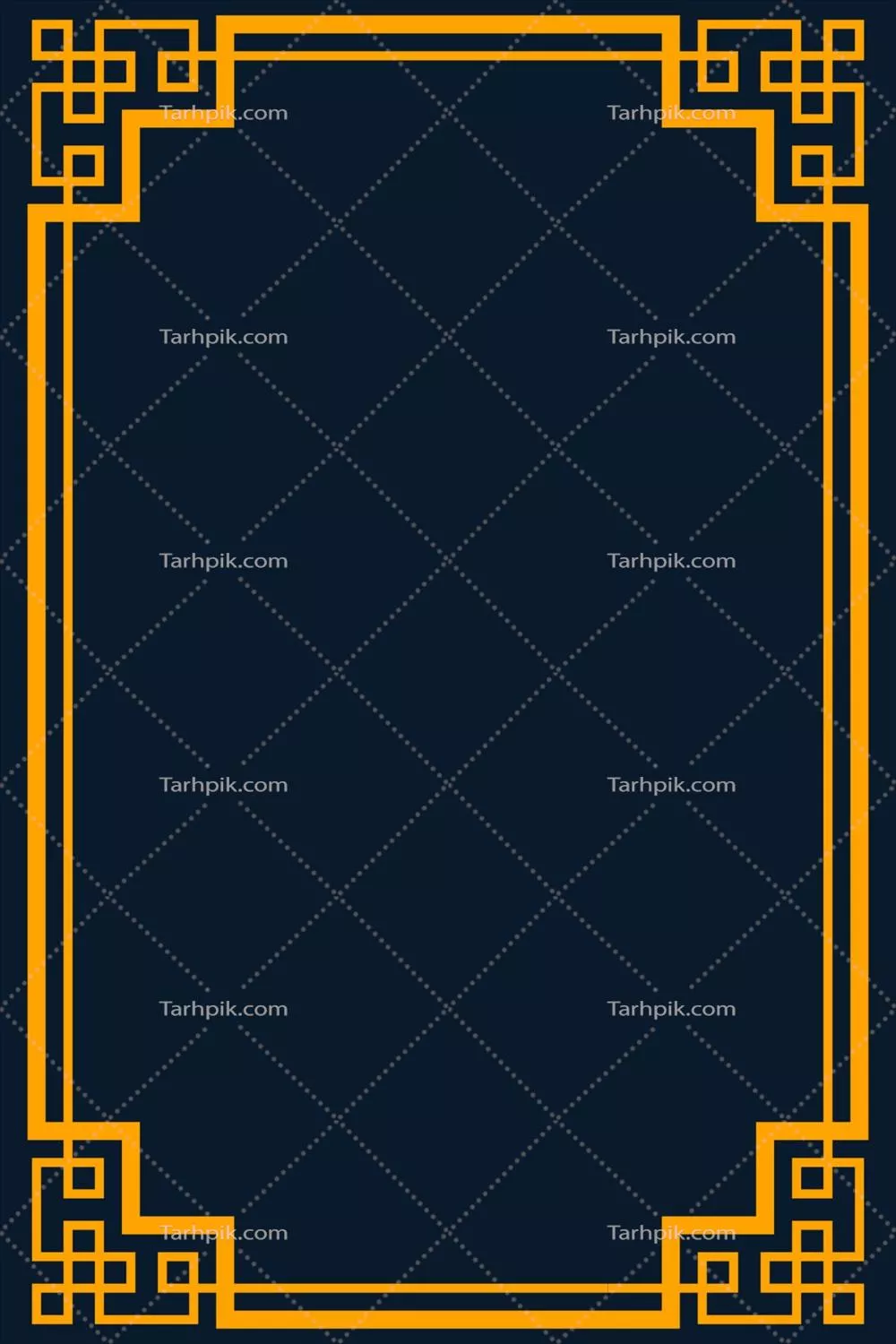 وکتور قاب کلاسیک و وینتیج با حاشیه تزئینی و طراحی زیبا