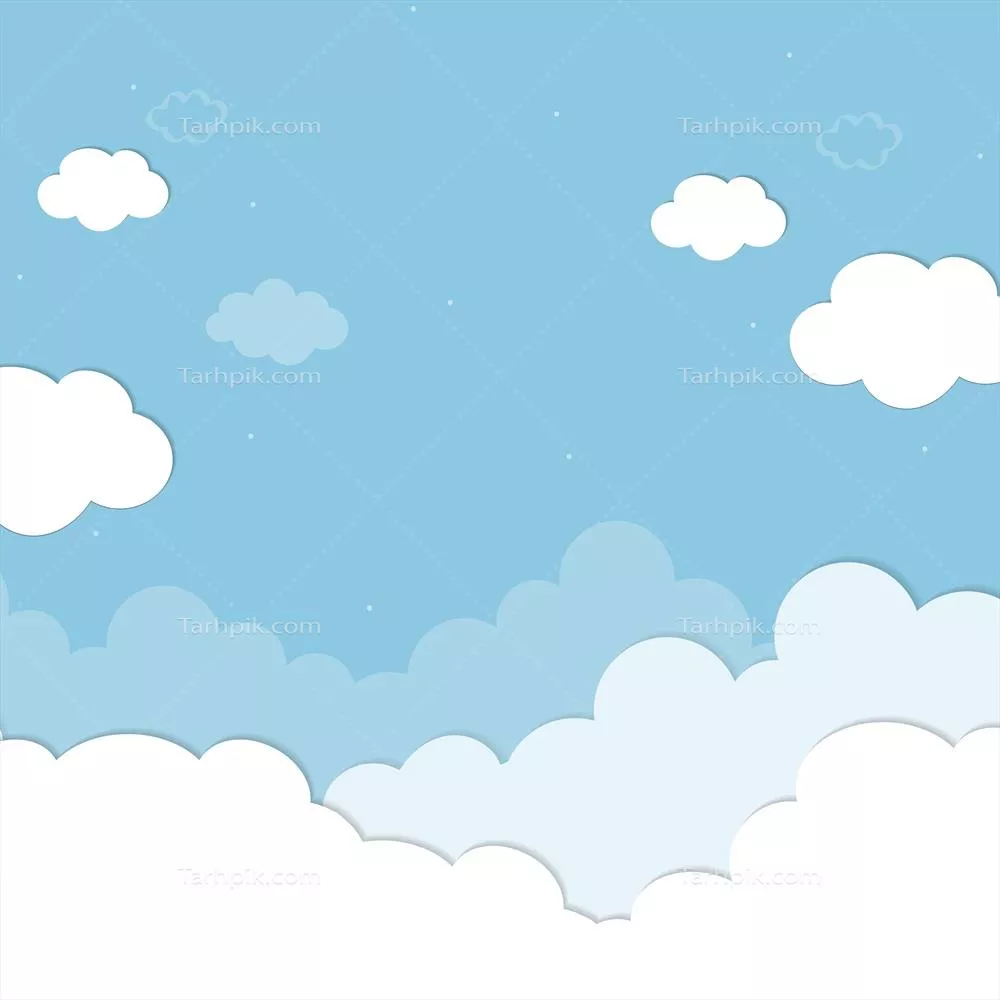 پسزمینه وکتور آبی ابرناکی با طراحی جذاب و مدرن