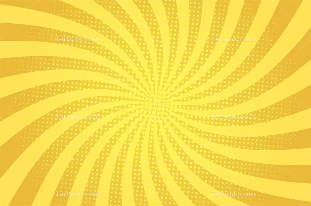 وکتور کمیک انتزاعی با پسزمینه آبی و پرتوهای شعاعی و افکتهای طنزین برداری