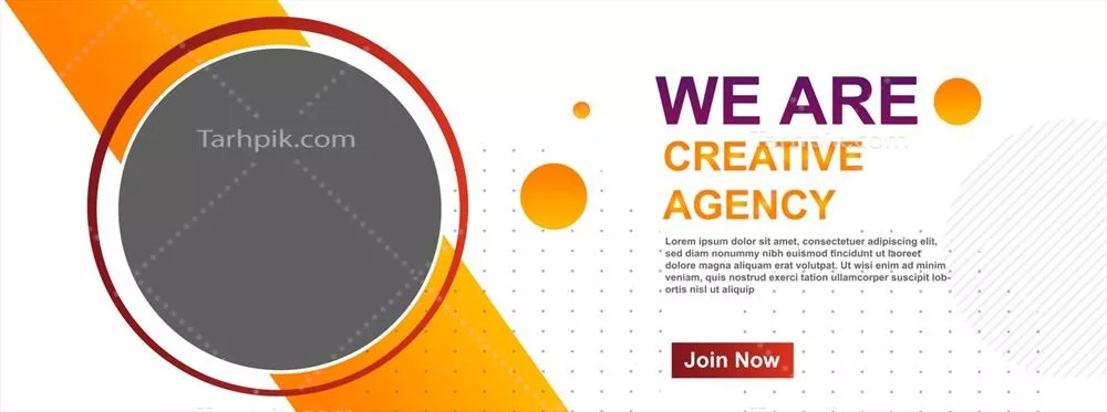 وکتور بنر شرکتی با طراحی مدرن و جذاب برای تبلیغات و معرفی برند