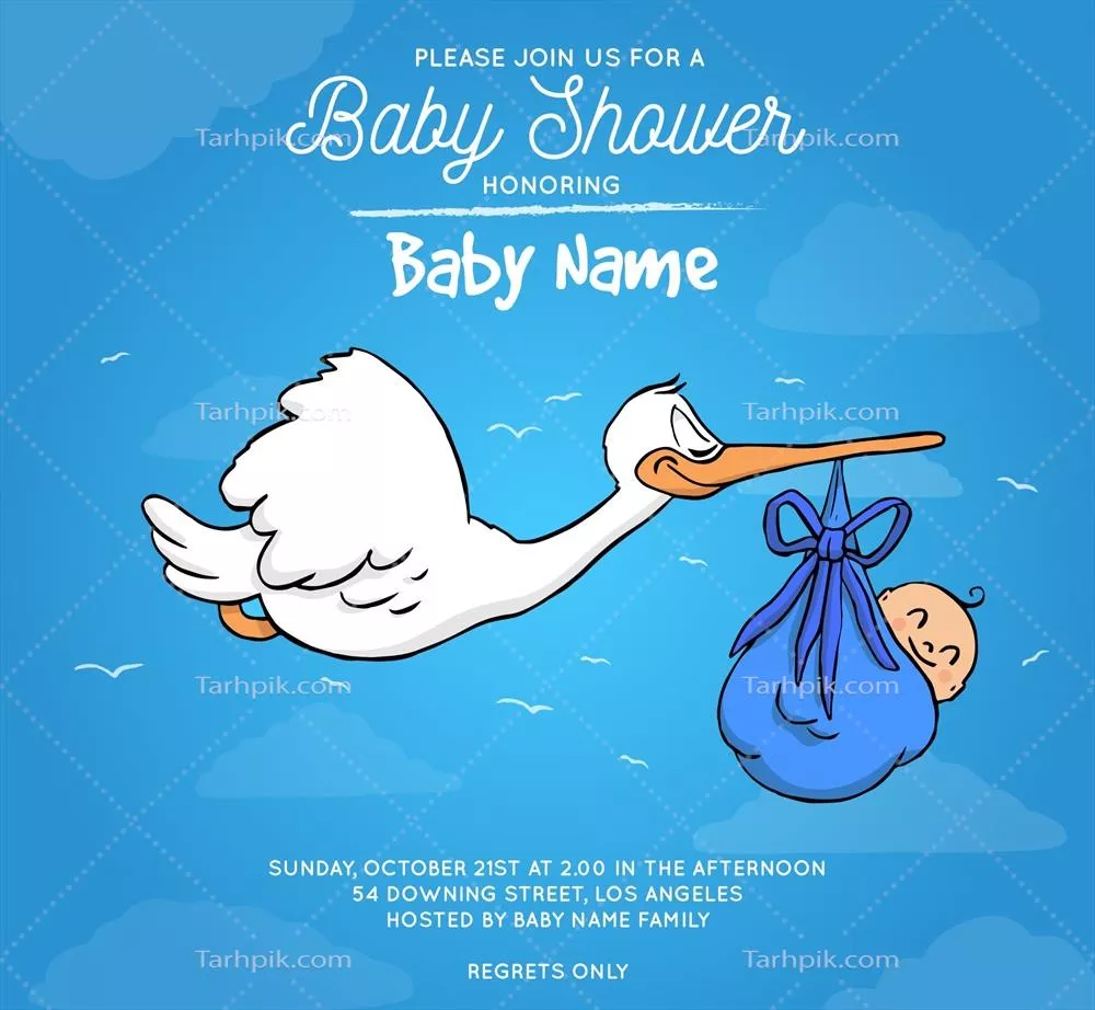 الگوی خلاقانه برای baby shower پسرانه - هنر و طراحی وکتور