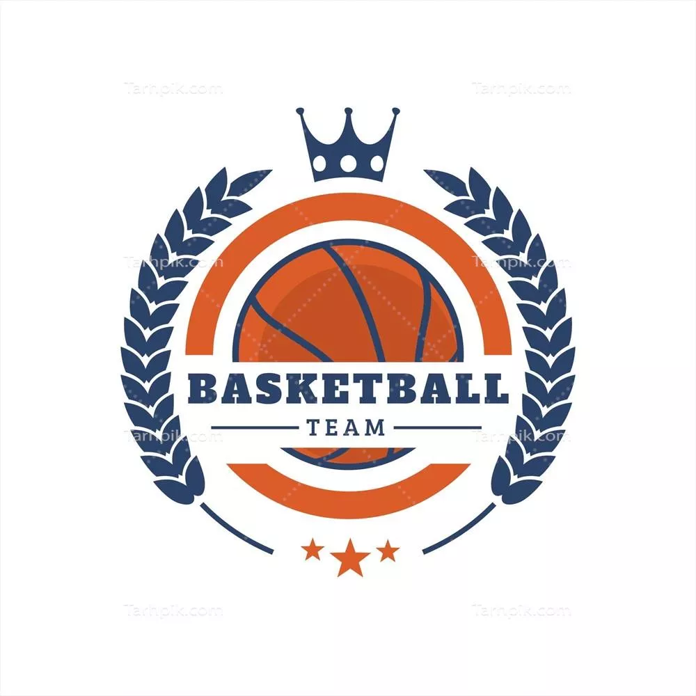 طراحی لوگو خلاقانه برای تیم بسکتبال - وکتور منحصر به فرد
