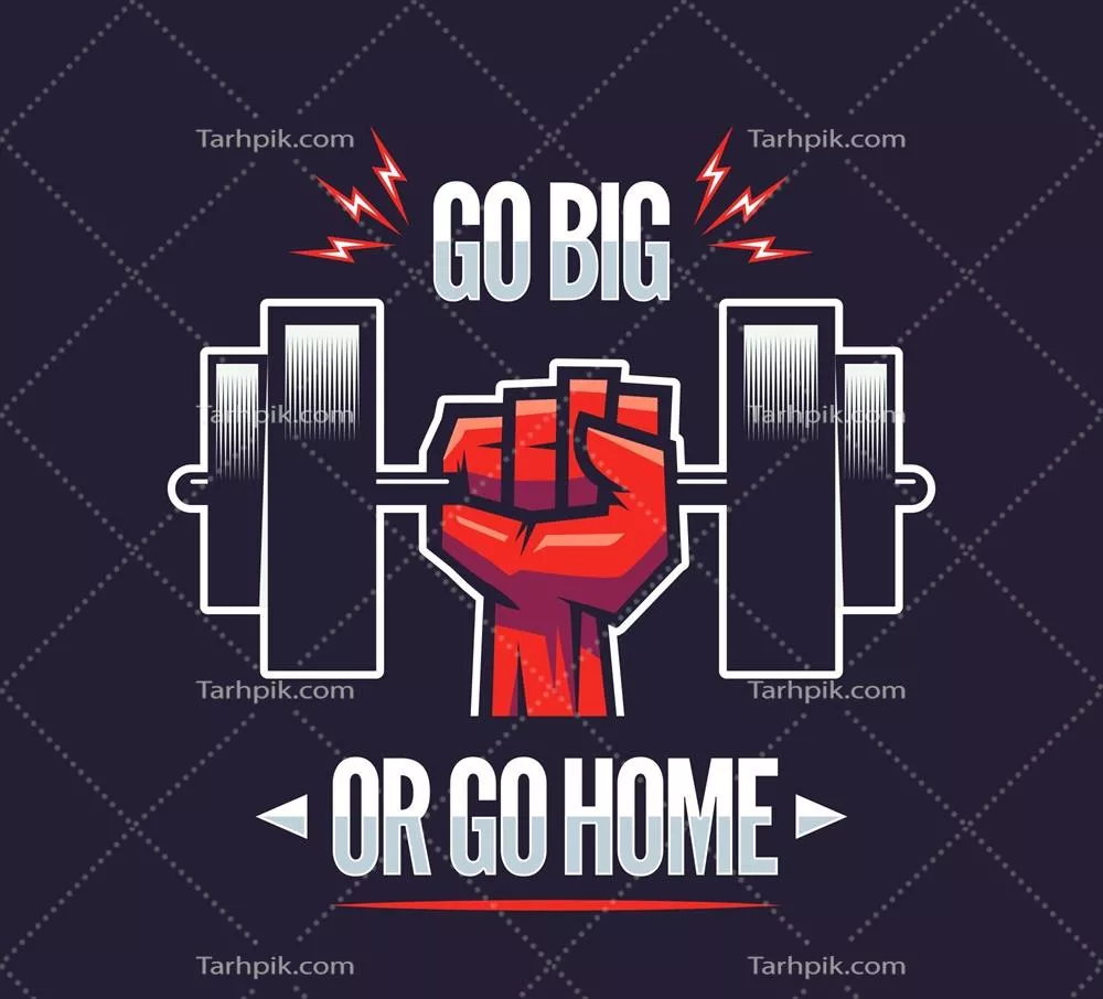 طراحی وکتور لوگوی انگیزشی کراس فیت با طراحی مسطح و خلاقانه