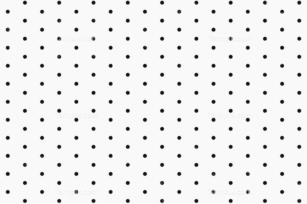 پسزمینه الگو دار و زیبا با دایرههای نقطهدار سیاه و سفید و طراحی وکتور