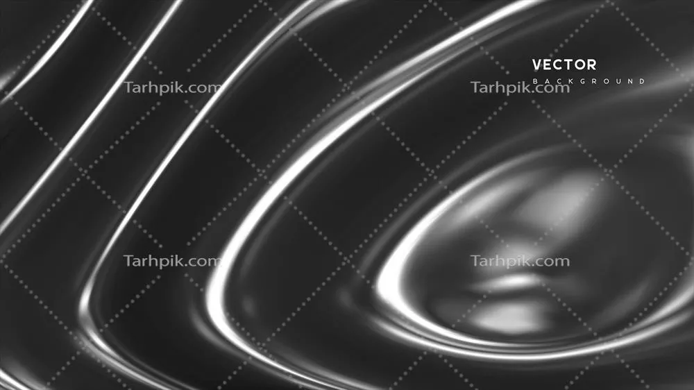 وکتور سطح فلزی موج‌دار با طراحی مدرن و جذاب