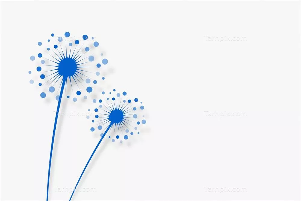 تصویر وکتور از گلهای زرآوندی سفید و زیبای دنیای طبیعت