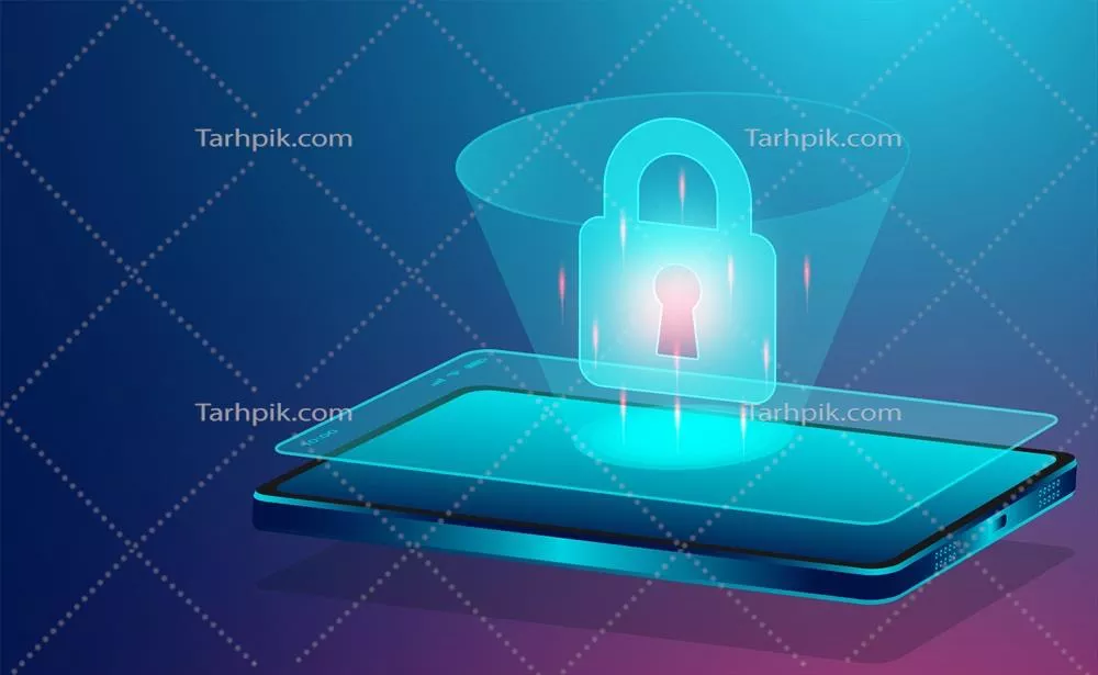 وکتور مفاهیم امنیت داده: محافظت از دادهها در برابر سرقت و حملات هکری با طراحی ایزومتریک