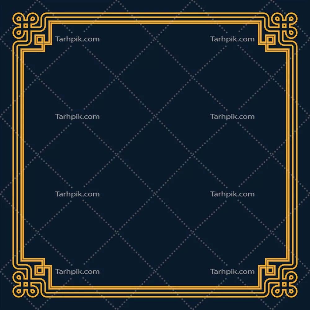 وکتور حاشیه دکوراتیو: قاب و فریم کلاسیک برای تزئینات داخلی